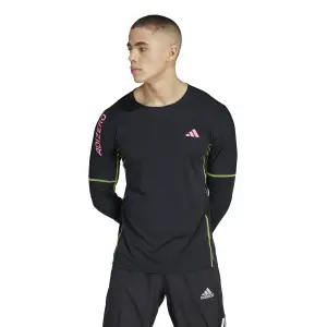 T-shirt de manga comprida de corrida adidas Adizero image-1