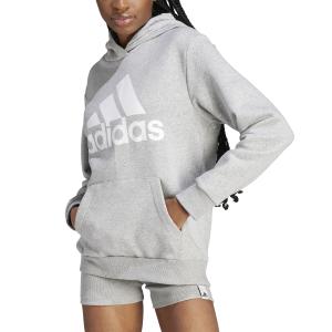 Felpa con cappuccio in pile da donna adidas Essentials Logo Boyfriend image-2