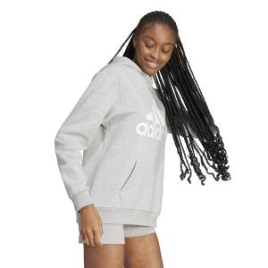 Felpa con cappuccio in pile da donna adidas Essentials Logo Boyfriend image-3