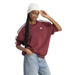 Sweatshirt aus Molton oversized Frau adidas Essentials 3-Stripes image-2
