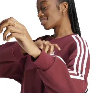 Sweatshirt aus Molton oversized Frau adidas Essentials 3-Stripes image-5