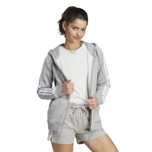 Full Zip Hoodie Damen adidas Essentials 3-Stripes image-3