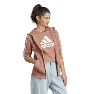 Felpa con cappuccio da donna adidas Essentials 3 Stripes image-3