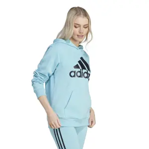 Damen Fleece Kapuzensweatshirt adidas Essentials Boyfriend image-4