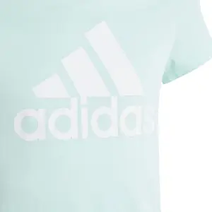 T-shirt with large girl logo adidas Essentials image-3