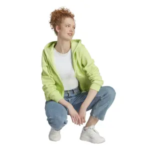 Sudadera con capucha de polar con cremallera completa para mujer adidas All SZN image-3