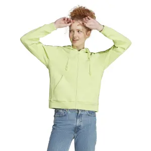 Sudadera con capucha de polar con cremallera completa para mujer adidas All SZN image-1