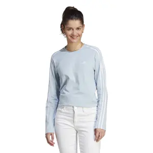 Camiseta de manga larga para mujer adidas Essentials 3-Stripes image-2