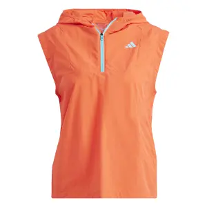 Women's half-zipped cross-country vest adidas Adizero image-0