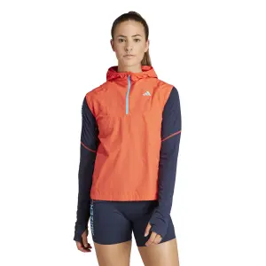 Women's half-zipped cross-country vest adidas Adizero image-1
