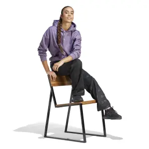 Sudadera con capucha para mujer adidas Embossed Monogram Fleece image-2