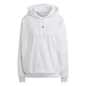 Women's embossed monogrammed fleece hoodie adidas image-1