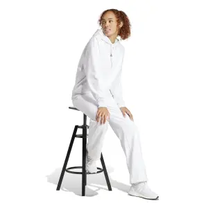 Women's embossed monogrammed fleece hoodie adidas image-5