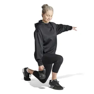 Felpa con cappuccio in pile da donna Game and Start adidas Aeroready image-2