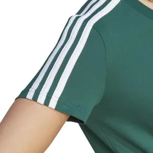 T-shirt slim-fit de mulher adidas Essentials 3-Stripes image-5