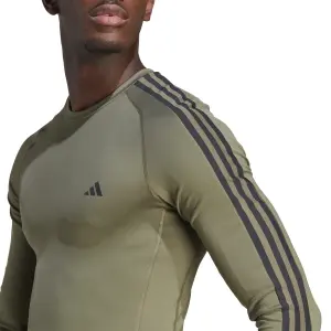 Camiseta manga larga adidas Techfit 3-Stripes image-6