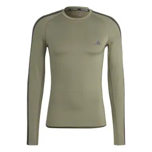 Camiseta manga larga adidas Techfit 3-Stripes image-0