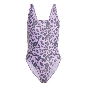 Maillot de bain 1 pièce imprimé animal dos en U femme adidas Essentials image-0