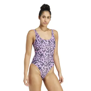 Maillot de bain 1 pièce imprimé animal dos en U femme adidas Essentials image-3