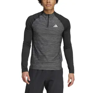 1/4-Trainingsoberteil mit Reißverschluss und 3 Streifen adidas Gym+ image-2