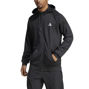 Sudadera con capucha y cremallera adidas 3-Stripes image-3