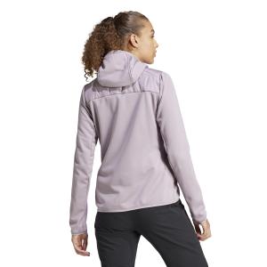 Chaqueta híbrida de senderismo con capucha y aislamiento para mujer adidas Multi Terrex image-3