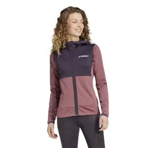 Veste de randonnée à capuche molleton légère femme adidas Terrex Xperior image-1