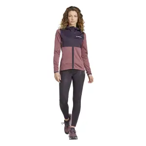 Veste de randonnée à capuche molleton légère femme adidas Terrex Xperior image-4