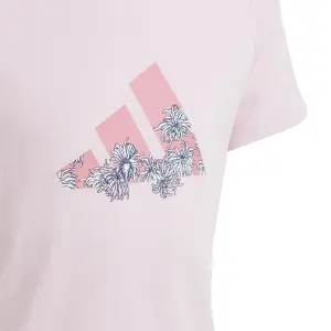 Maglietta da ragazza adidas Train Graphic image-2