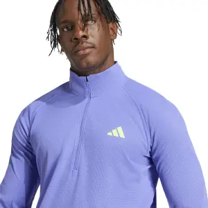 1/4 Zip long sleeve training top adidas Adizero image-4