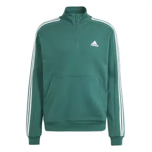 Felpa con 1/4 di cerniera adidas Essentials Fleece 3-Stripes image-0