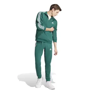 Felpa con 1/4 di cerniera adidas Essentials Fleece 3-Stripes image-1