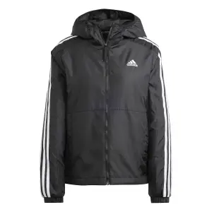 Damen wasserfeste Jacke mit Kapuze adidas Essentials 3 Stripes image-0