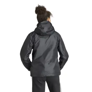 Damen wasserfeste Jacke mit Kapuze adidas Essentials 3 Stripes image-4