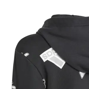 Hooded sweatshirt with zipper adidas Brand Love image-3