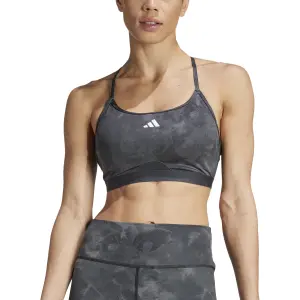BH mit hohem Halt Frau adidas Aeroreact Train Essentials Tie-Dye Flower Print image-3