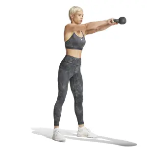 BH mit hohem Halt Frau adidas Aeroreact Train Essentials Tie-Dye Flower Print image-1