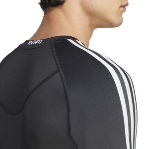 Kompressionstrikot mit langen Ärmeln adidas Techfit 3-Stripes image-6