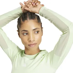 Maillot manches longues crop femme adidas Hyperglam image-5