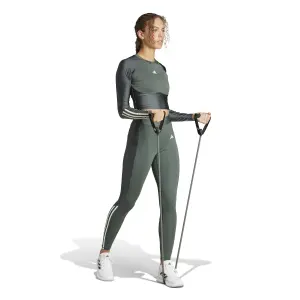 Crop-Trikot mit langen Ärmeln, Damen adidas Hyperglam Shine image-3