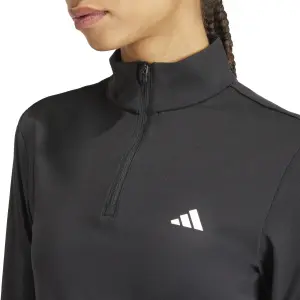 Träningströja med 1/4 dragkedja för damer adidas Hyperglam image-5