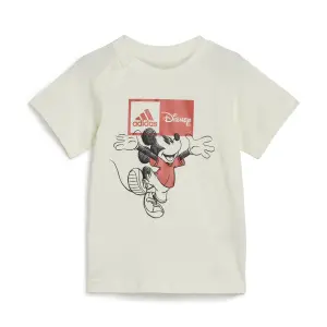 Conjunto de camiseta, culotte y babero para bebé adidas Disney Mickey Mouse image-1