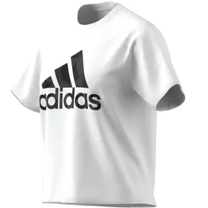 Camiseta grande de mujer con logo floral adidas image-5