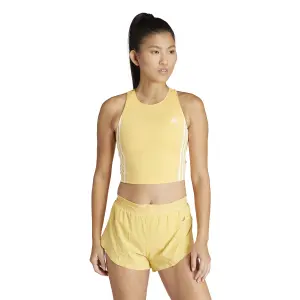 Tampo do tanque feminino adidas Own the Run 3 Stripes image-1