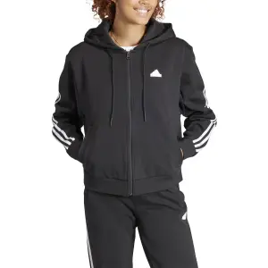 adidas Future Icons 3 Stripes Women's Zip Up Hoodie image-1