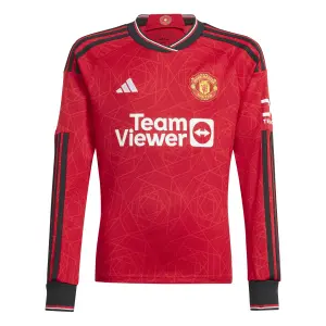 Maglia Home a maniche lunghe bambino Manchester United 2023/24 image-0