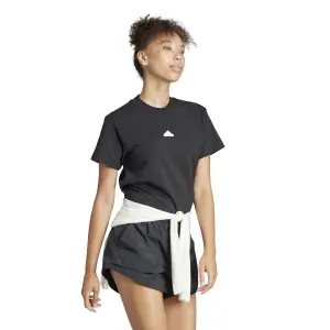 Camiseta bordada holgada de mujer adidas image-1