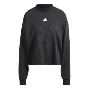 Damska bluza frotte o luźnym kroju adidas image-0