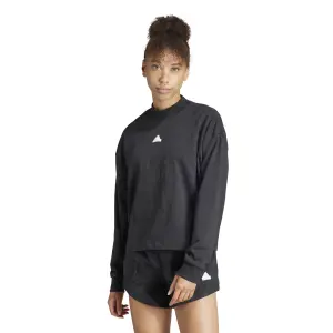 Damska bluza frotte o luźnym kroju adidas image-1