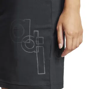 Vestido camisero entallado estampado de mujer adidas image-5